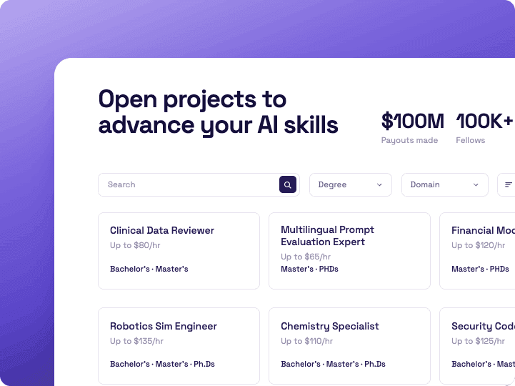 Work with frontier AI