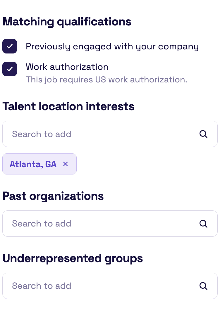 Target and connect with qualified talent, faster